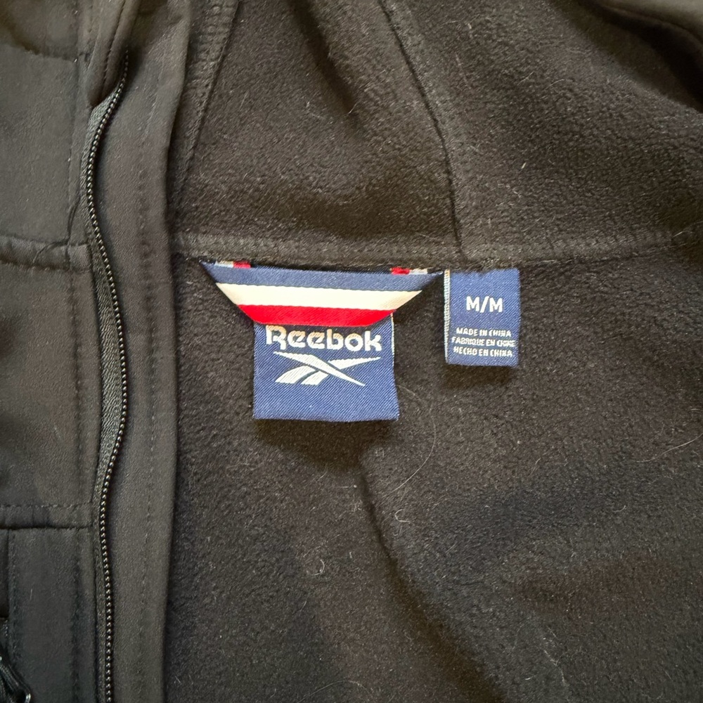 Reebok Black Hooded Performance Softshell Jacket - image 3